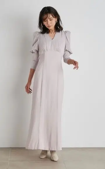 snidel 퍼프 슬리브 스위칭 원피스