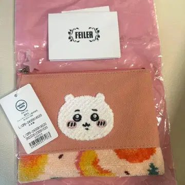 페이러 치이카와 (먼작귀) 자수 파우치 치이카와 피치 도트