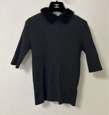 [새상품] UNITED ARROWS 레이디 플라워 튤 니트