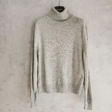 유니클로 캐시미어 100% 터틀넥 니트 그레이 S 여성용