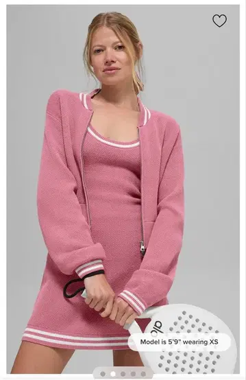 alo Tennis Club Sweater Knit Jacket