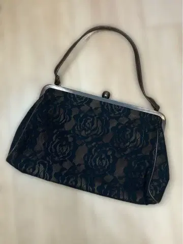 앤티크 꽃무늬 레이스 핸드백