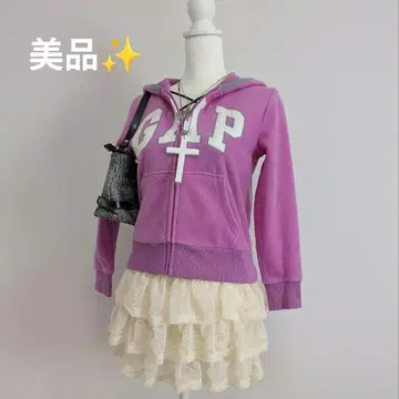 새상품급 헤이세이 갸루 GAP 지퍼 후드티 y2k 그런지 히메갸루 y2k