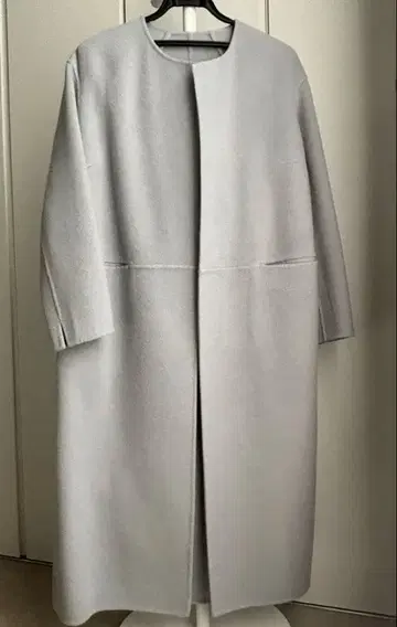 Deuxieme Classe 리버사이드 롱 노카라 코트