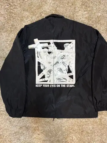 VIRGIL ABLOH 블랙 나일론 자켓 L