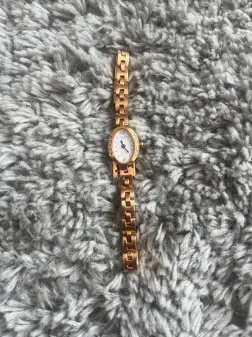 손목시계 사만다 티아라 여성용 얇은 섬세한 핑크 골드