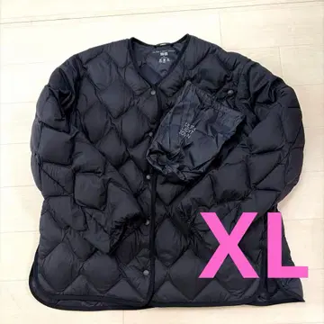 [새상품급] 유니클로 XL 다운 자켓 블랙 울트라 라이트 다운 컴팩트