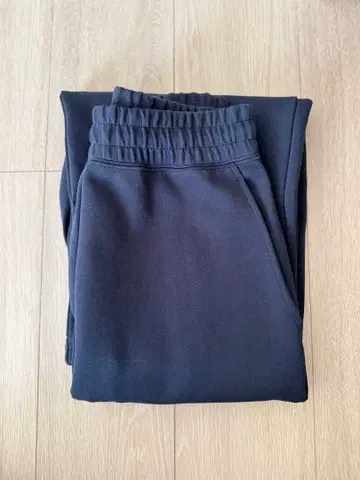 S 사이즈 맨투맨 와이드 팬츠 유니클로C 네이비