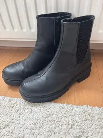 블랙 사이드 고어 부츠