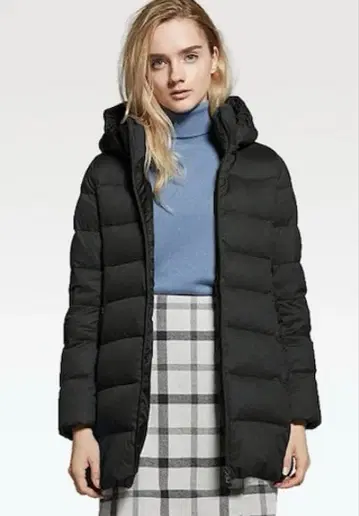 유니클로 스트레치 다운 코트 M