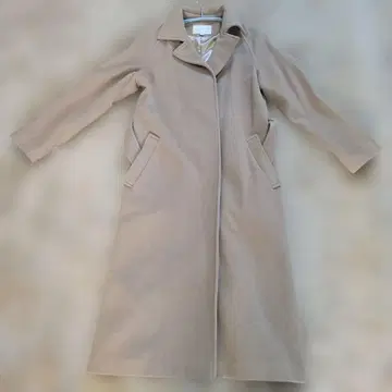 NATURAL BEAUTY 베이지 롱 코트 USA 6