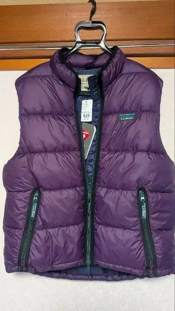 L.L.Bean 라즈베리 다운 베스트 M 미사용 새상품 택 포함