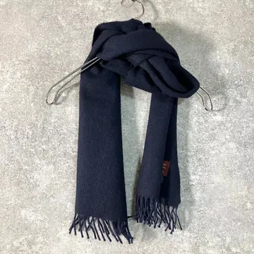 Dickens of London 머플러 네이비 무지 캐시미어 울