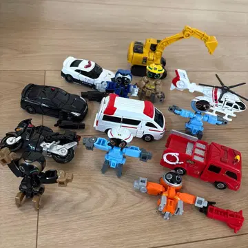 조브레이버 미니카와 로봇 세트