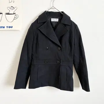 쿠미교쿠 시스 P 코트 자켓 캐주얼 고급 다용도 컬러 따뜻함