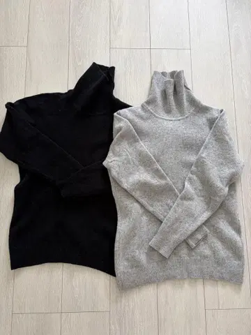 유니클로 UNIQLO 프리미엄 라무 터틀넥 스웨터