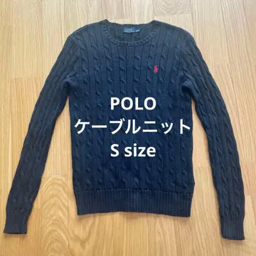 POLO 폴로 랄프 로렌 케이블 니트 S size 자수
