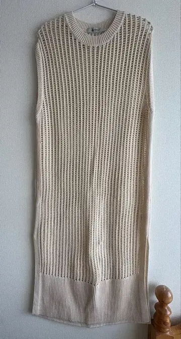 나노 유니버스 슬리브리스 롱 니트 원피스