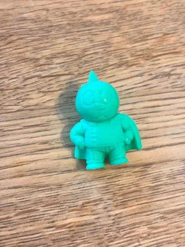 반다이 근육맨 지우개 레귤러 미트 군G 그린 컬러 고기 새상품급