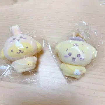 치이카와 산리오 시크릿 플로키 마스코트 참 토끼 포무포무