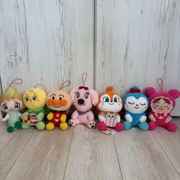 호빵맨 봉제 인형 7체 세트