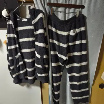 GELATO PIQUE 남성용 룸웨어 세트 네이비/화이트