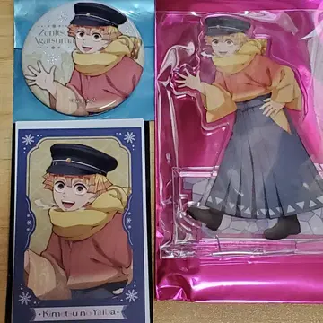 귀멸의 칼날 AGF 아크릴 스탠드 캔뱃지 폴라로이드풍 브로마이드 젠이츠