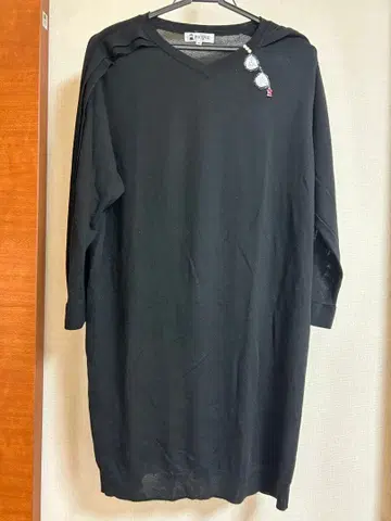 picone 피코네 니트 튜닉 블랙 참 포함