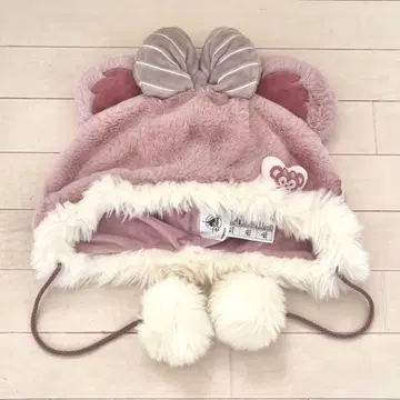 상하이 디즈니 셰리메이 팬캡 모자 핑크