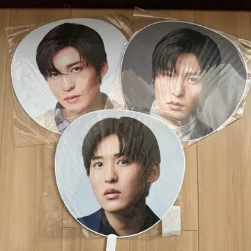 SnowMan 메구로 렌 부채 3개 세트