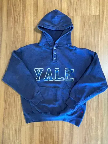 러셀 YALE 후드티 네이비 헨리넥 L