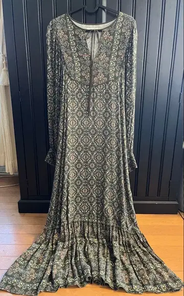 FREAK'S STORE 맥시 롱 원피스 그린 온라인 한정판