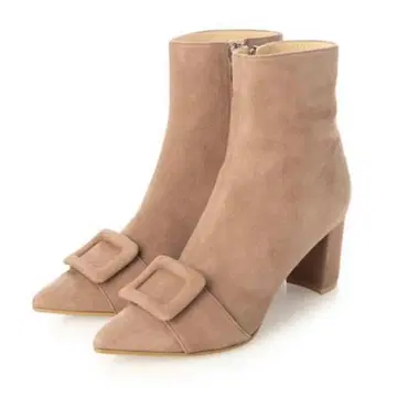 DIANA 버클 숏부츠 23.5cm 베이지 미사용 새상품