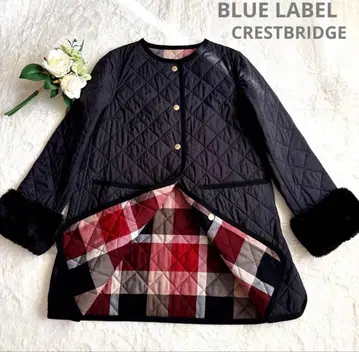 BLUE LABEL CRESTBRIDGE 퀼팅 리버서블 자켓