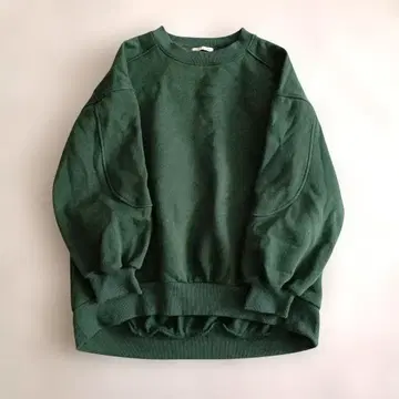 ORVEAU 오르보 속기모 루즈핏 맨투맨 트레이닝복 그린02