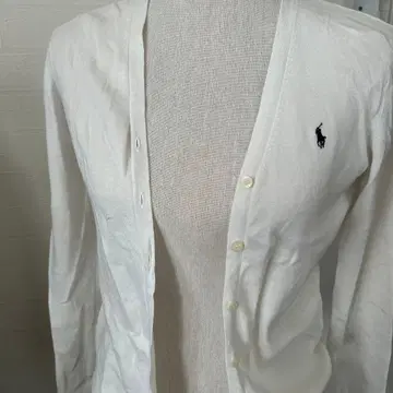 폴로 랄프 로렌 화이트 가디건