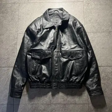 vintage A-2 가죽 플라이트 자켓 L 무료배송