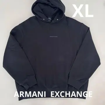 아르마니 익스체인지 블랙 후드티 XL