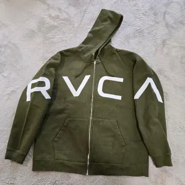 RVCA 루카 풀 집업 후드티 딥 올리브 사이즈 M 무료배송