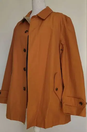 Eddie Bauer 오렌지 스텐카라 코트