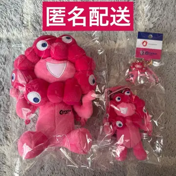 미야쿠미야쿠 세레소 오사카 핑크 봉제 인형 마스코트 키링 3개