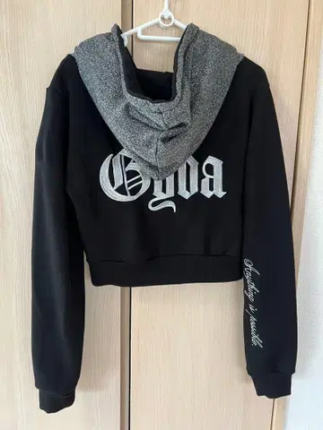 제이다 BACK GYDA embroidery GLITTER 후드티