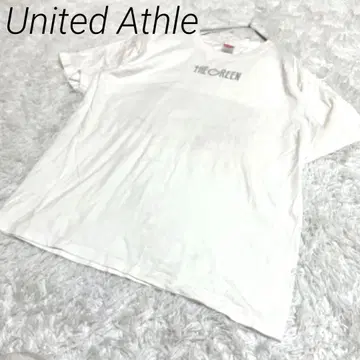 United Athle THE GREEN 화이트 T셔츠 빅 LL