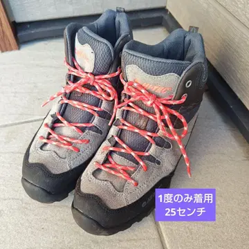 [ 1회 착용 ] HI-TEC 트레킹 신발 25cm