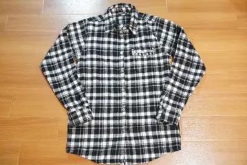 GLAD NEWS 체크 셔츠 블랙 화이트