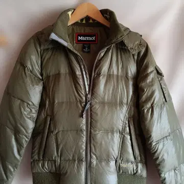 Marmot 올리브색 다운 자켓 M 여성용