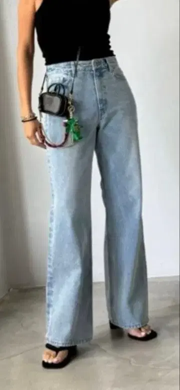 TRUNC88 세미 플레어 데님 M