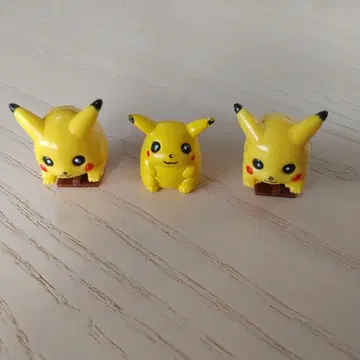 포켓몬 피카츄 미니 피규어 3개 세트
