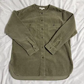 UNIQLO 코듀로이 롱 셔츠 자켓 M 사이즈