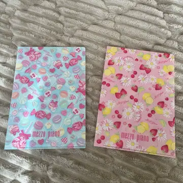 메조피아노 미니 클리어 파일 헤이세이 레트로